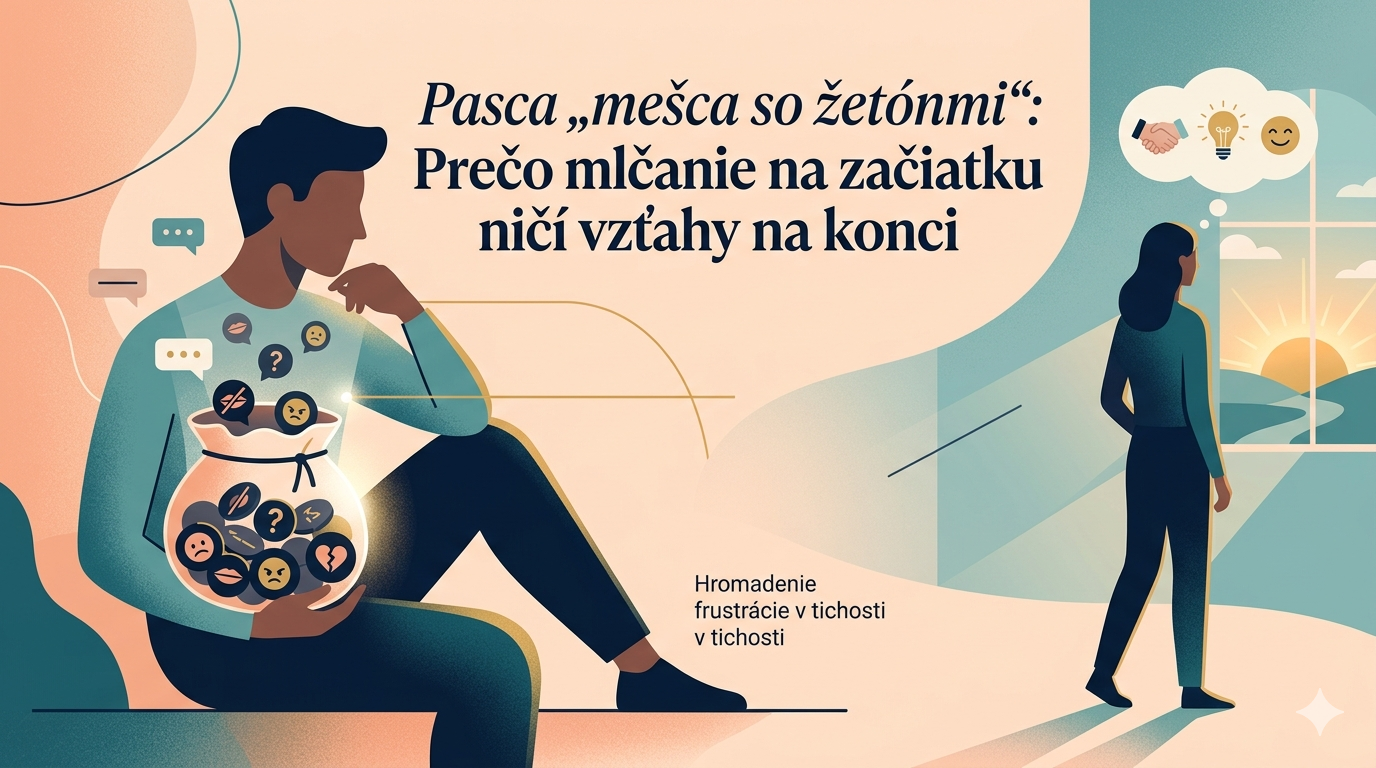 Pasca „mešca so žetónmi“: Prečo mlčanie na začiatku ničí vzťahy na konci