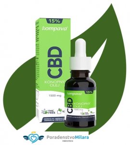 CBD Konopný olej 15%