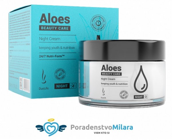 Nočný krém z aloe vera : DuoLife Beauty Care Aloes Night Cream 50 ml